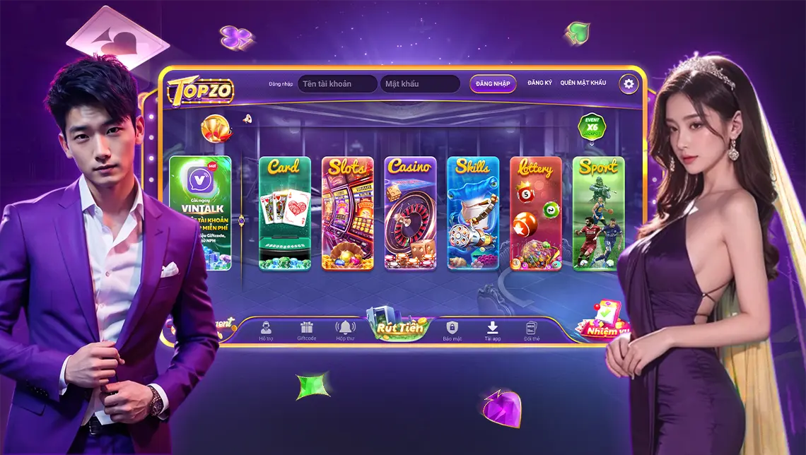 cổng game Topzo khuyến mãi khủng
