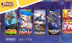 Long Vương Topzo thuộc thể loại game bắn cá siêu hot